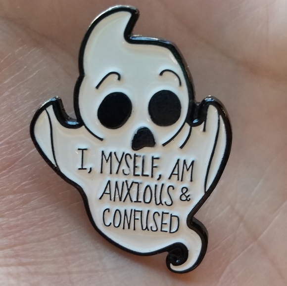 *2 for $13* Beetlejuice Inspired Ghost Pin - Picture 1 of 5